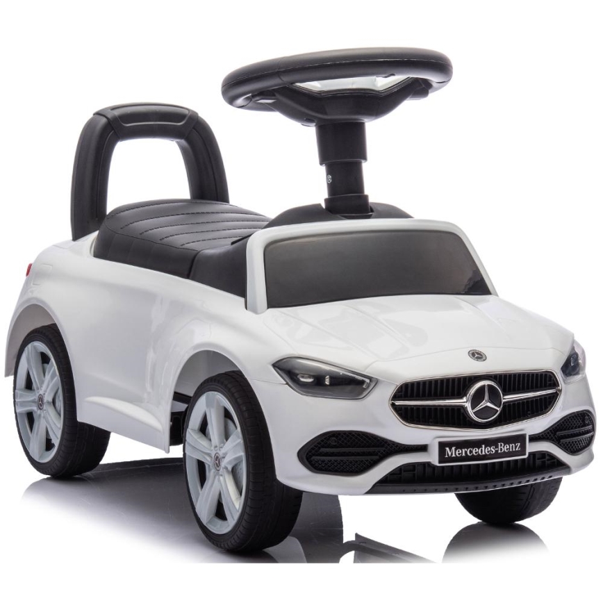 Løbecykel Mercedes C-Class 2xAA hvid