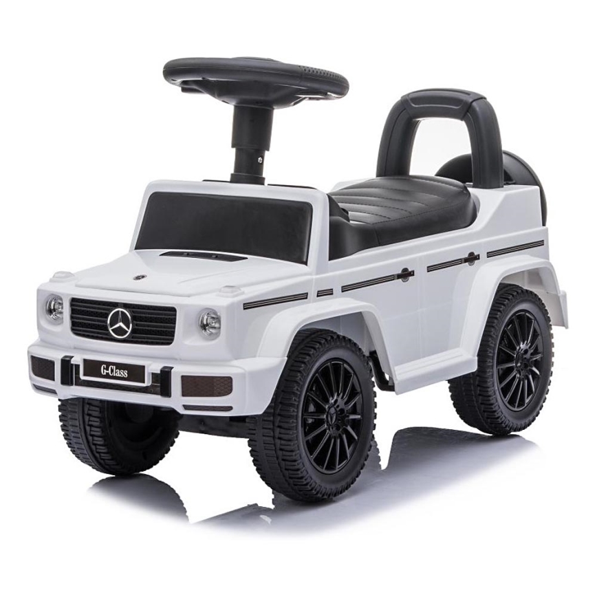 Løbecykel Mercedes G350d 2xAA hvid/sort