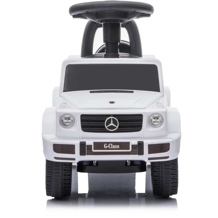 Løbecykel Mercedes G350d 2xAA hvid/sort