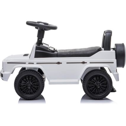 Løbecykel Mercedes G350d 2xAA hvid/sort