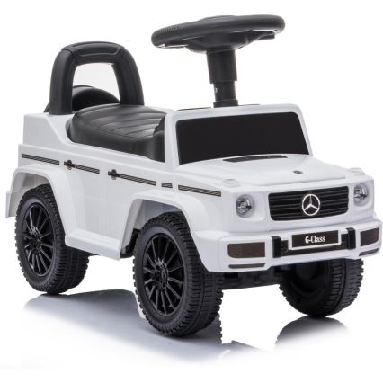 Løbecykel Mercedes G350d 2xAA hvid/sort