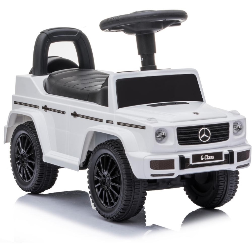Løbecykel Mercedes G350d 2xAA hvid/sort