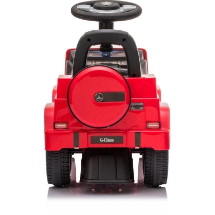 Løbecykel Mercedes G350d 2xAA rød/sort