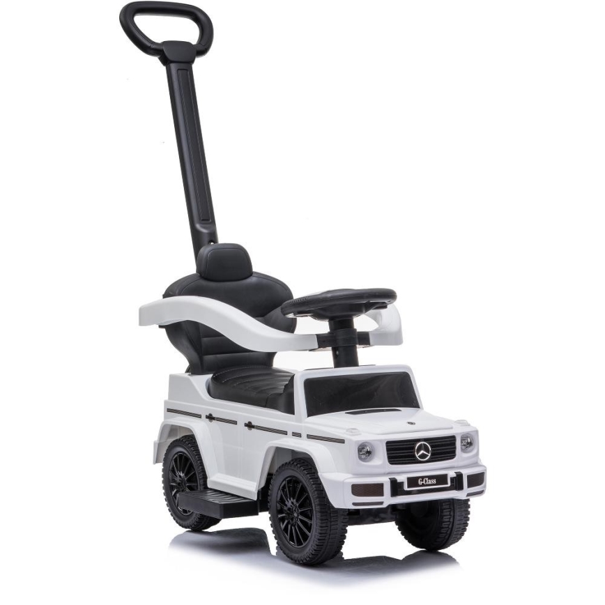 Løbecykel Mercedes G350d 3-i-1 2xAA hvid/sort