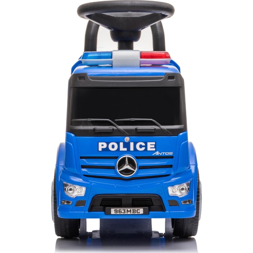 Løbecykel Mercedes Politibil 2xAA blå