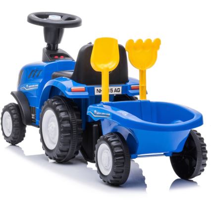 Løbecykel NEW HOLLAND 2xAA blå/sort