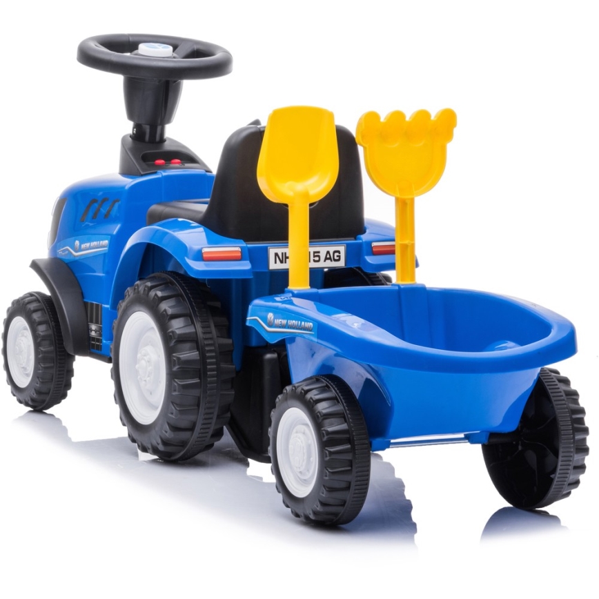 Løbecykel NEW HOLLAND 2xAA blå/sort