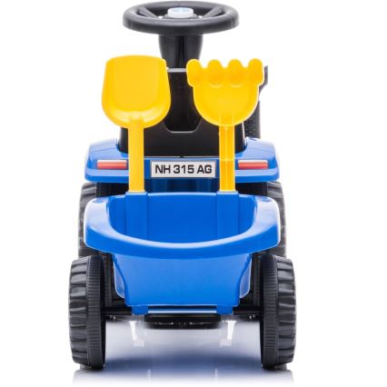 Løbecykel NEW HOLLAND 2xAA blå/sort