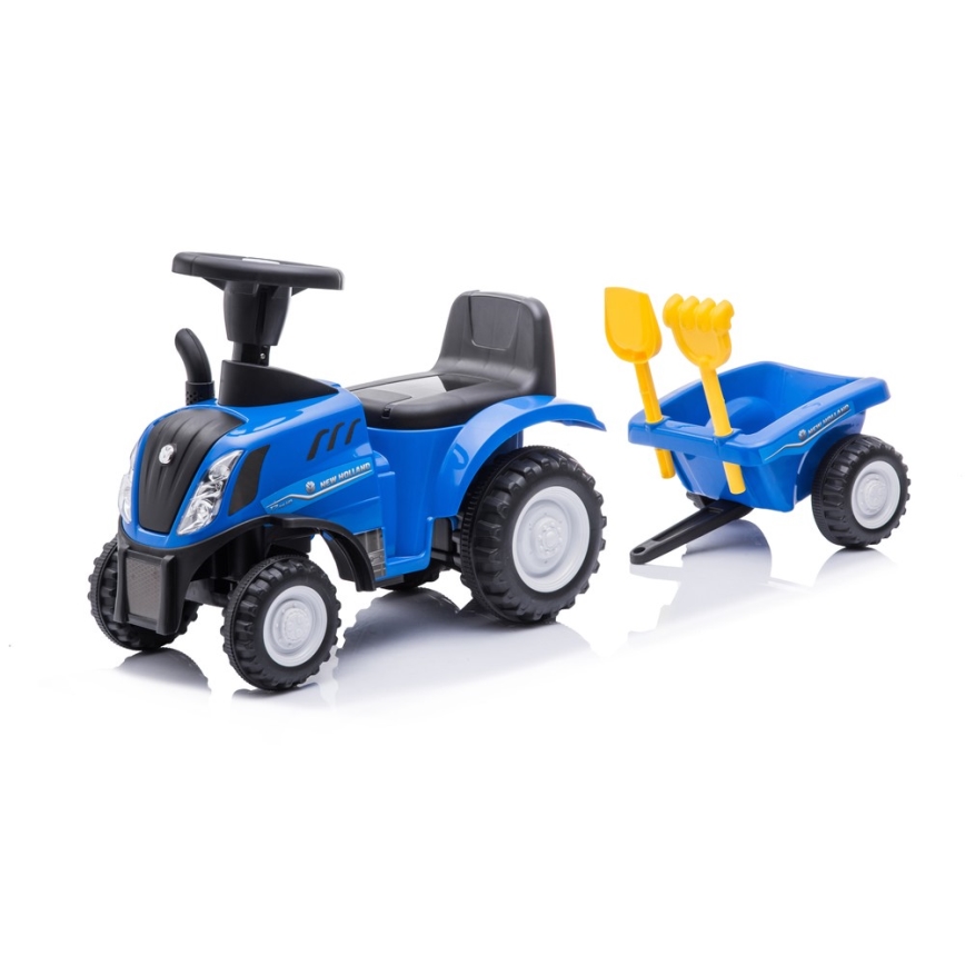 Løbecykel NEW HOLLAND 2xAA blå/sort