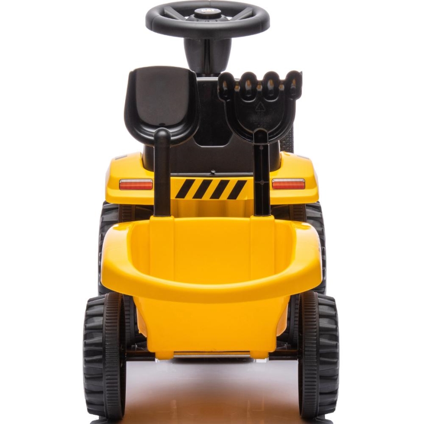 Løbecykel traktor CAT 2xAA gul/sort