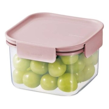 Madbeholder CLASSIC PLUS 0,86 l rosa/gennemsigtig