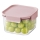 Madbeholder CLASSIC PLUS 0,86 l rosa/gennemsigtig
