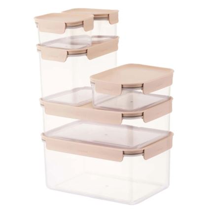 Madbeholder CLASSIC PLUS 1,65 l rosa/gennemsigtig