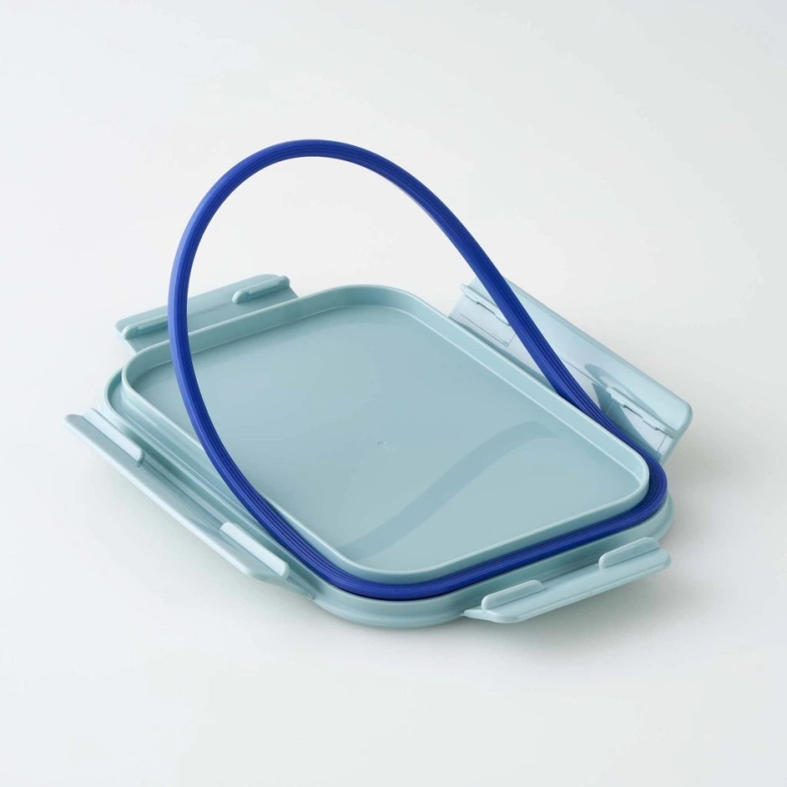 Madbeholder CLASSIC PLUS 385 ml blå/gennemsigtig