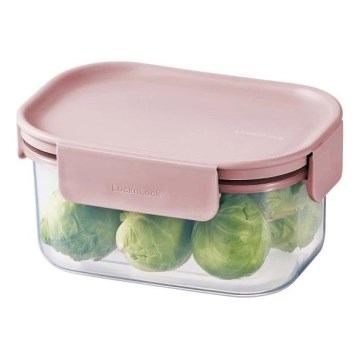 Madbeholder CLASSIC PLUS 385 ml lyserød/klar