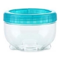 Madbeholder INTERLOCK 0,15 l turkis/gennemsigtig
