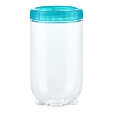 Madbeholder INTERLOCK 0,5 l turkis/gennemsigtig