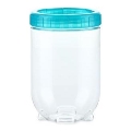 Madbeholder INTERLOCK 0,7 l turkis/transparent