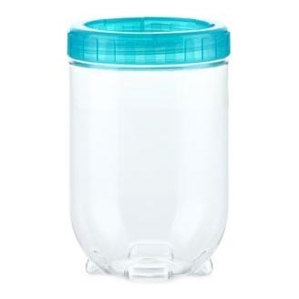 Madbeholder INTERLOCK 0,7 l turkis/transparent