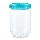 Madbeholder INTERLOCK 0,7 l turkis/transparent