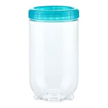 Madbeholder INTERLOCK 1 l turkis/gennemsigtig