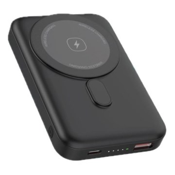Magnetisk powerbank med trådløs MagSafe-opladning 10000 mAh 20W Power Delivery sort