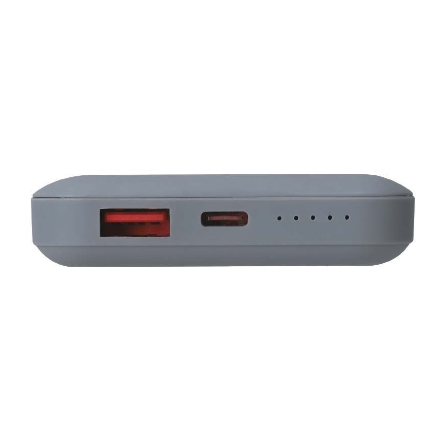 Magnetisk powerbank med trådløs opladning Power Delivery 10 000mAh/20W/3,7V grå
