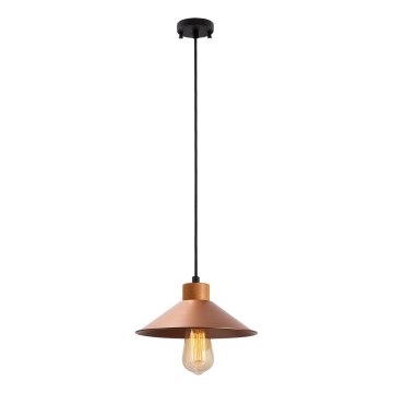 MANAVGAT pendellampe 1xE27/40W/230V kobber/brun