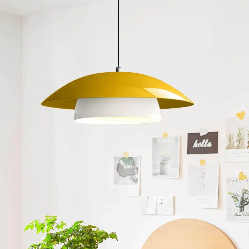 Måne LYS loftlampe 1xE27/40W/230V gul