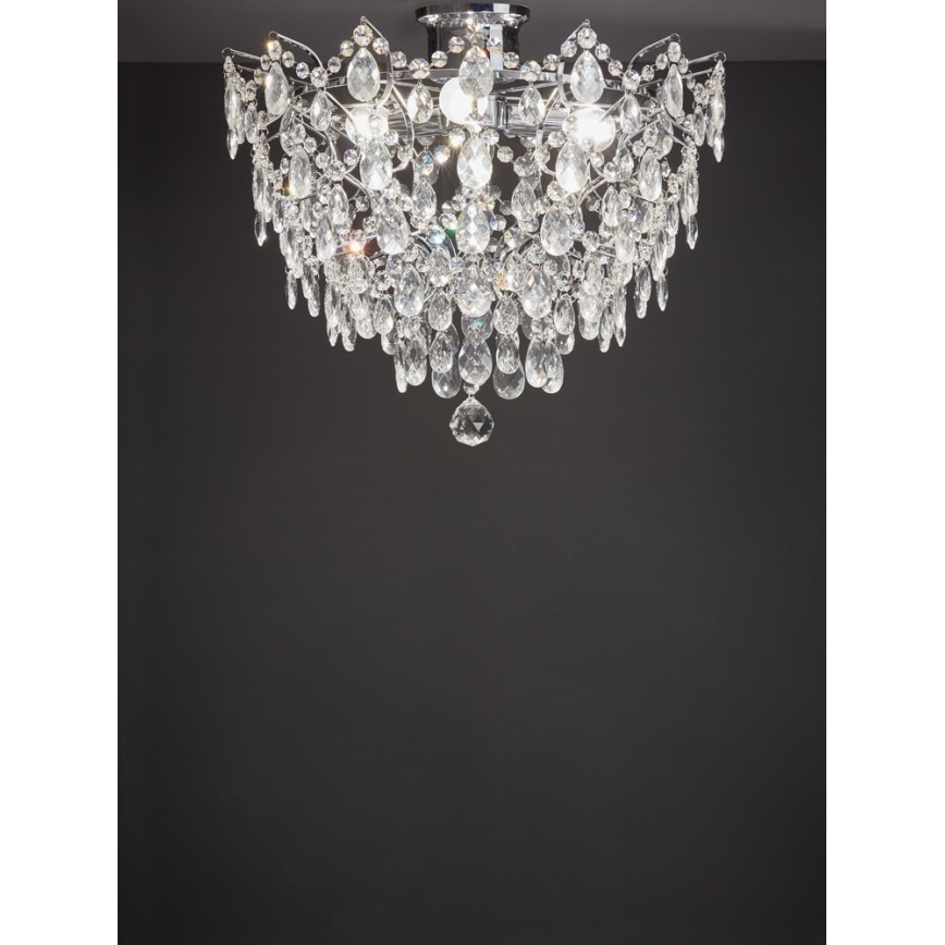 Markslöjd 100511 - Monteret krystal lysekrone ROSENDAL 4xE14/40W/230V