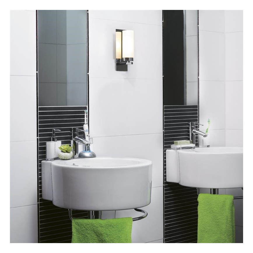 Markslöjd 102476 - Badeværelses væglampe NORRSUNDET 1xE14/40W/230V IP44