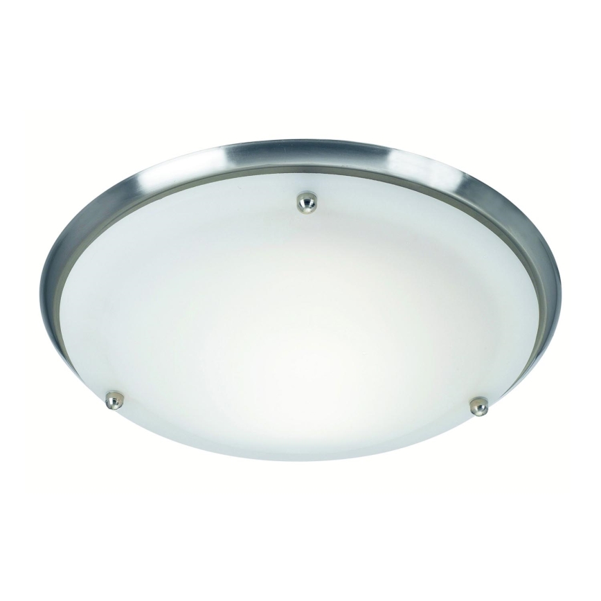 Markslöjd 102527 - Loftlampe til badeværelse ARE 1xE27/60W/230V IP44 mat krom
