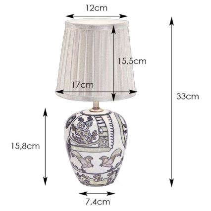Markslöjd 104999 - Bordlampe GÖTEBORG 1xE14/40W/230V
