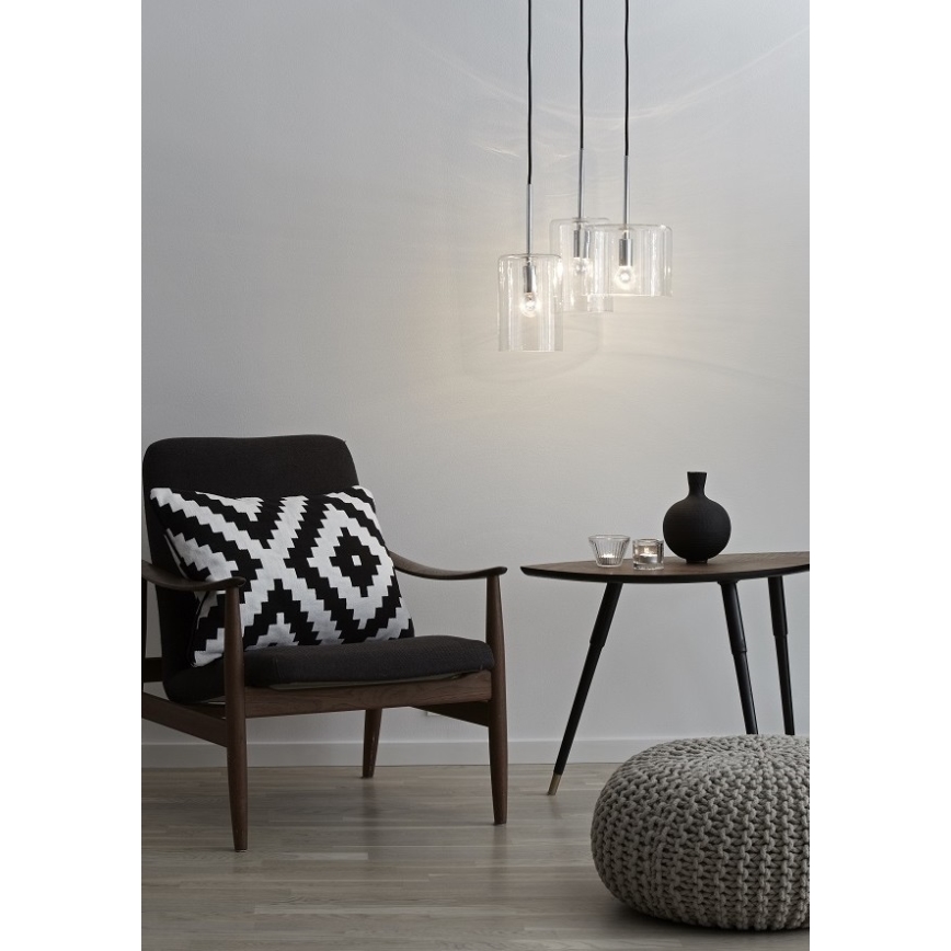 Markslöjd 105099 - Lysekrone i en snor ROCKFORD 3xE14/40W/230V