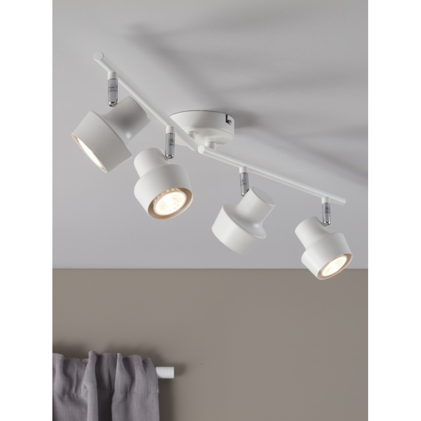 Markslöjd 106089 - Spotlampe URN 4xGU10/35W/230V hvid