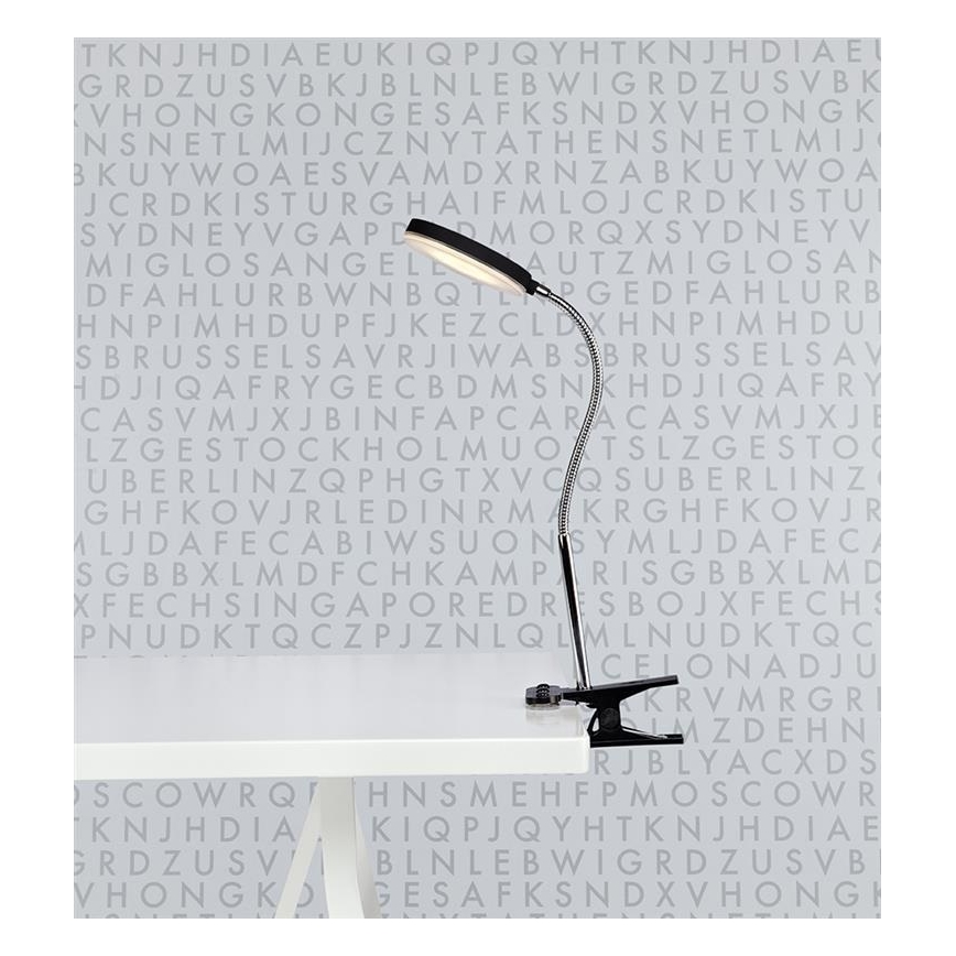 Markslöjd 106471 - LED lampe med klemme FLEX LED/5W/230V