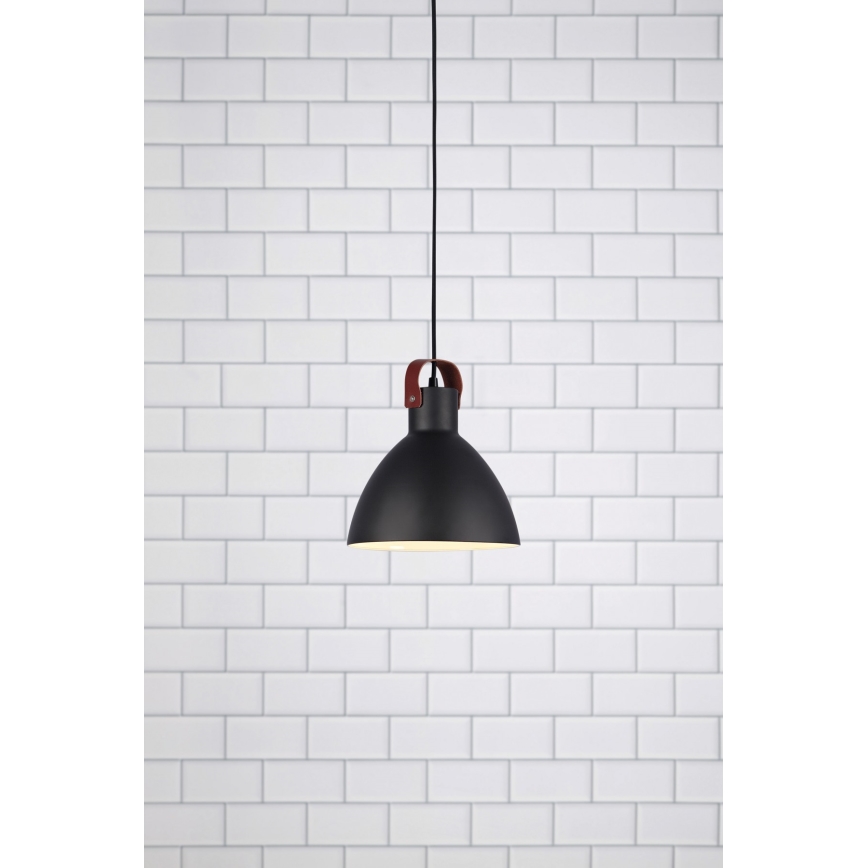 Markslöjd 106552 - Pendel EAGLE 1xE27/60W/230V sort