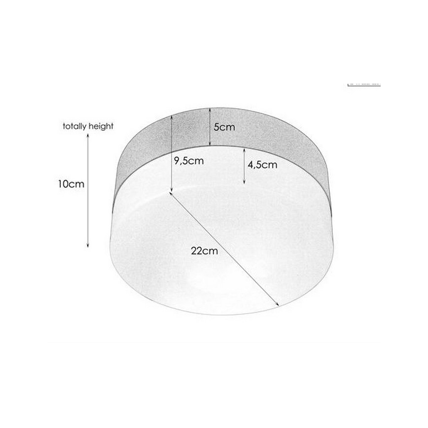 Markslöjd 106574 - LED loftlampe DEMAN LED/7W/230V IP44
