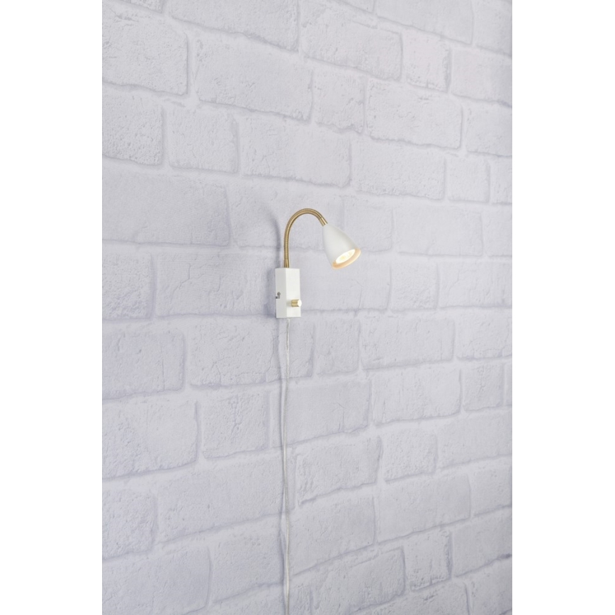 Markslöjd 106588 - Væglampe dæmpbar CIRO 1xGU10/7W/230V hvid