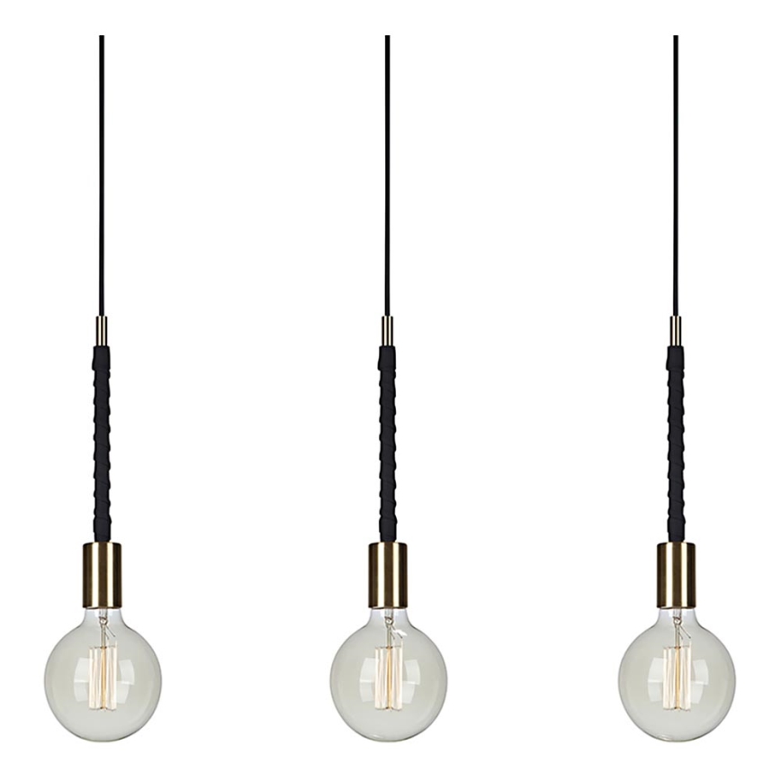 Markslöjd 106708 - Lysekrone i en snor SEDLO 3xE27/60W/230V