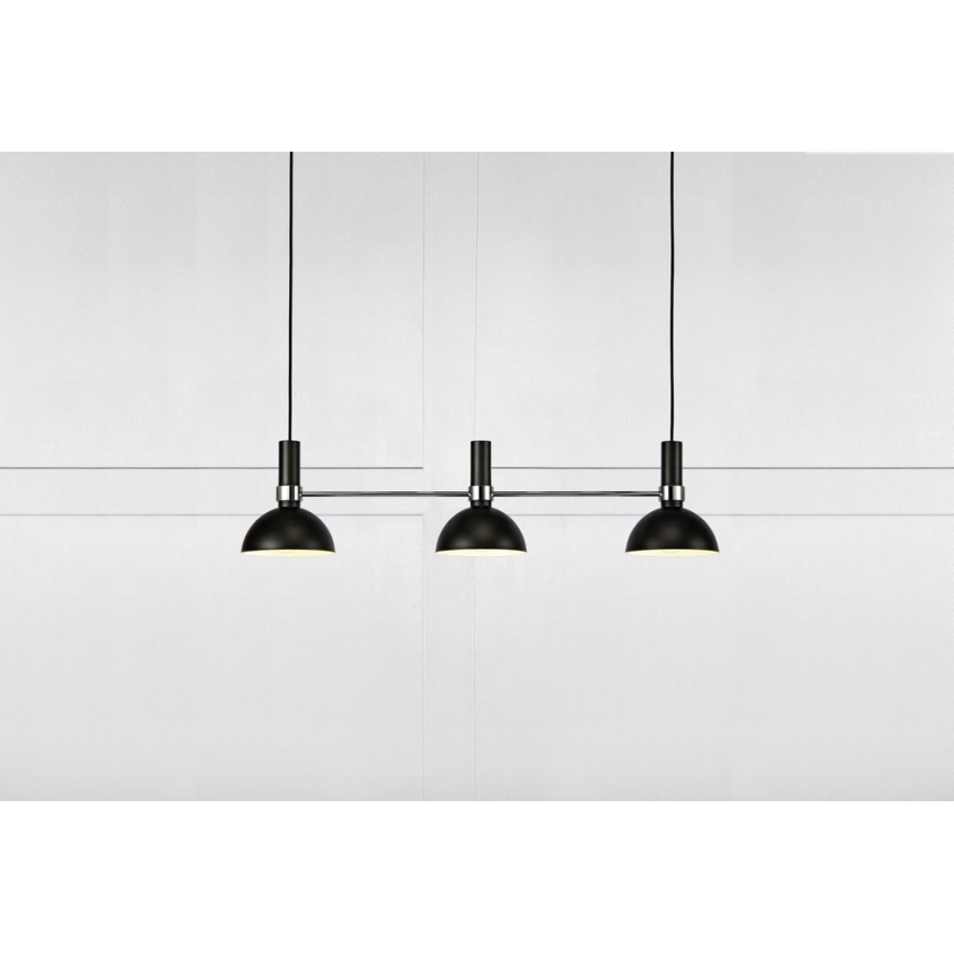 Markslöjd 106855 - Lysekrone i snor LARRY 3xE27/60W/230V