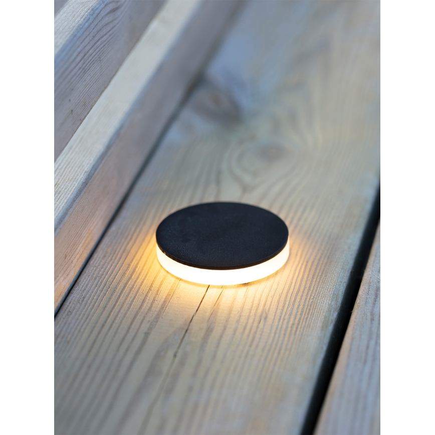 Markslöjd 106935 - LED udendørs indfældet armatur GARDEN24 LED/3W/24V IP44 sort
