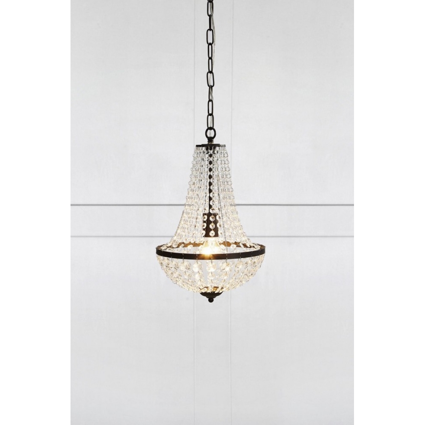 Markslöjd 107026 - Krystal kædelysekrone GRÄNSÖ 1xE27/60W/230V