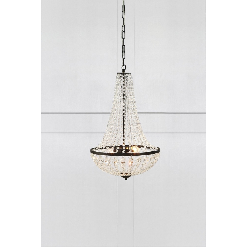 Markslöjd 107027 - Krystal kædelysekrone GRÄNSÖ 2xE14/40W/230V
