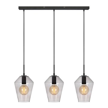 Markslöjd 107132 - Lysekrone i en snor RETRO 3xE27/60W/230V