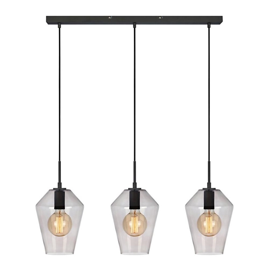Markslöjd 107132 - Lysekrone i en snor RETRO 3xE27/60W/230V