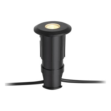 Markslöjd 107284 - LED udendørs indbygningsarmatur GARDEN24 LED/0,8W/24V IP44 sort