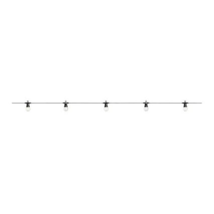 Markslöjd 107292 - Udendørs LED lyskæde GUIRLANDE GARDEN 10xLED 5,5m IP44