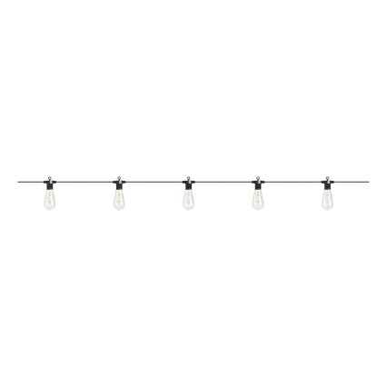Markslöjd 107293 - Udendørs LED lyskæde GUIRLANDE GARDEN 10xLED 5,5m IP44