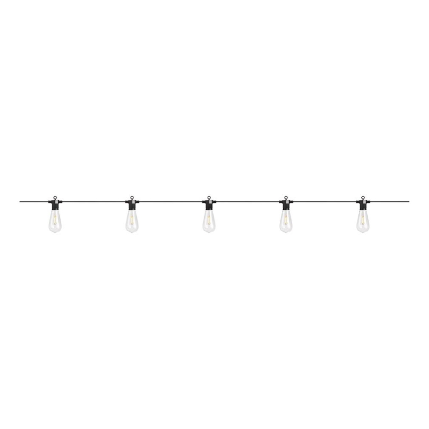 Markslöjd 107293 - Udendørs LED lyskæde GUIRLANDE GARDEN 10xLED 5,5m IP44